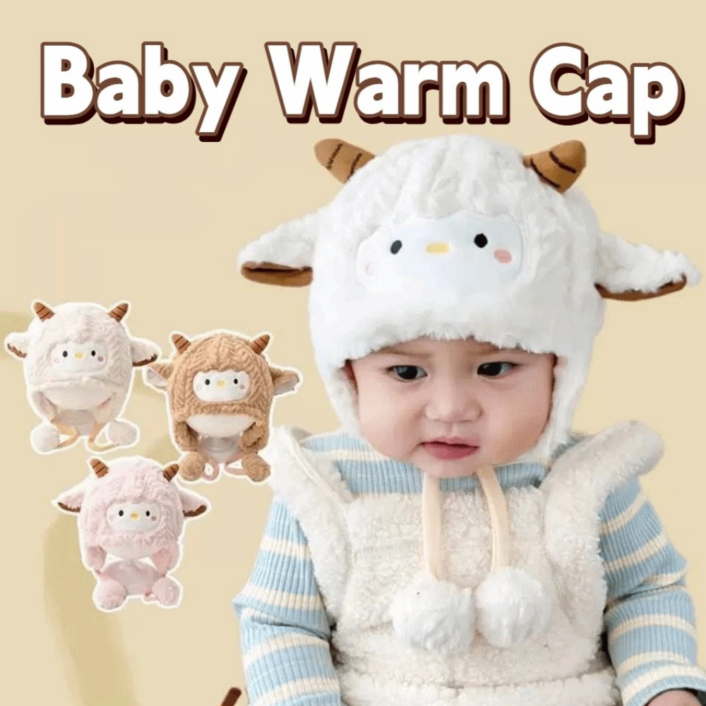 Infant Beanie Hat With Ears - Inverno bebê proteção de orelha chapéu