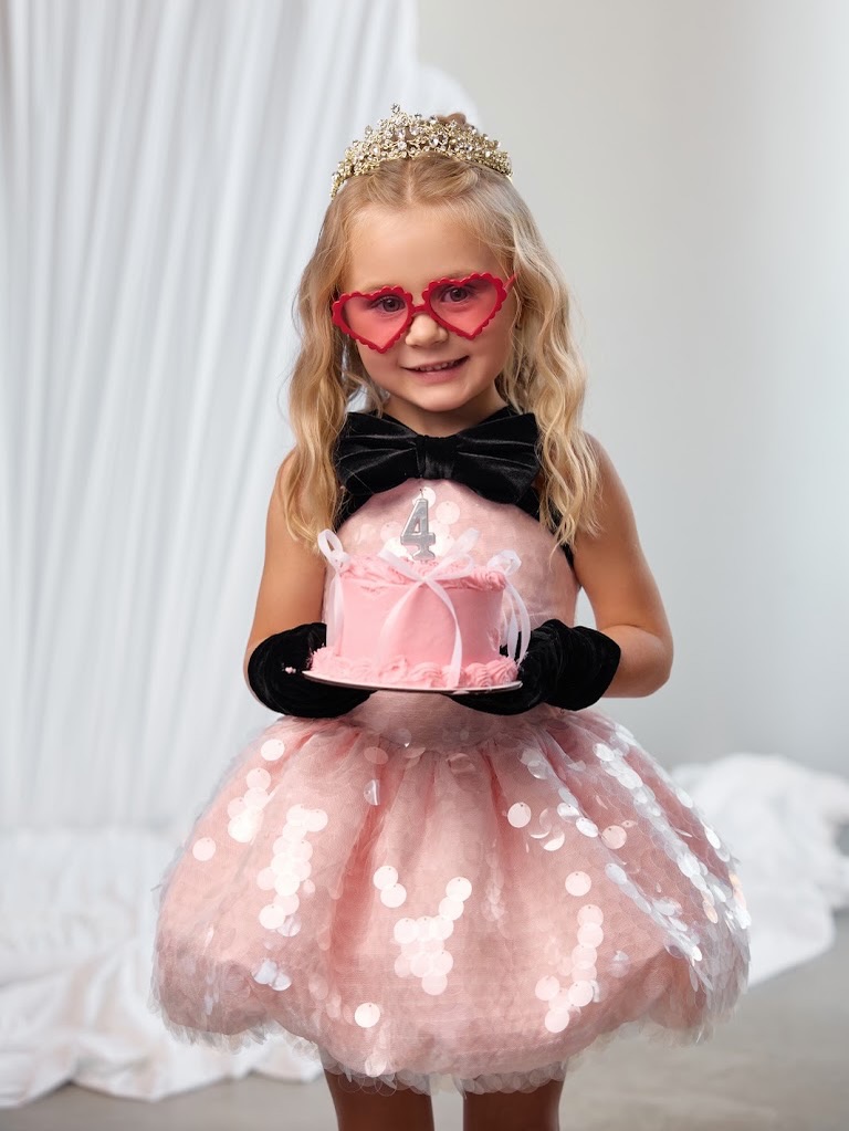 Vestido de Aniversário para Me - Toddler Girl Tulle Party Dress avaliação e preço