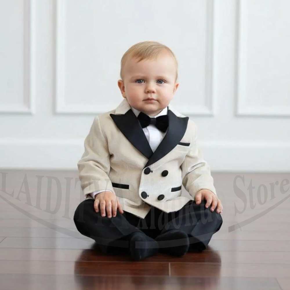 Conjunto de 2 Peças para Bebês - Baby Boy Suit Set Baptism avaliação e preço
