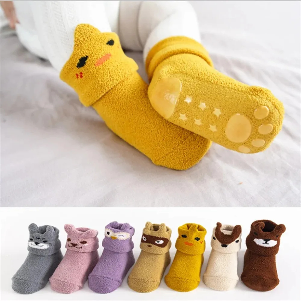 1 pçs cinza silicone antiderra - Unisex Baby Socks Non Slip avaliação e preço