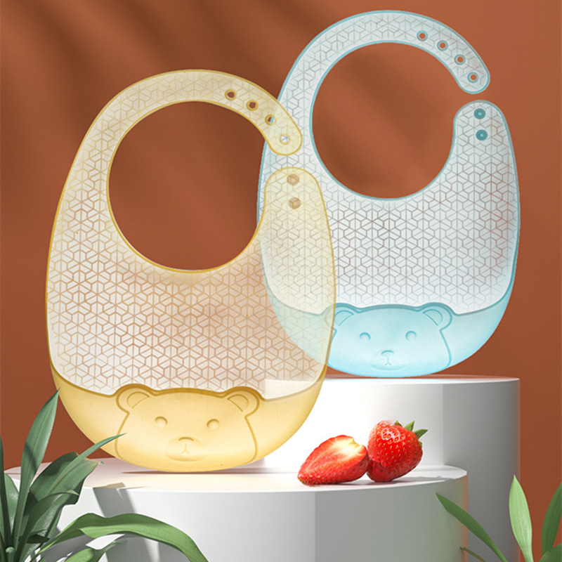 Babador para alimentação de be - Waterproof Baby Bibs Silicone avaliação e preço