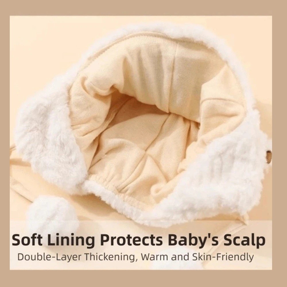 Inverno bebê proteção de orelh - Infant Beanie Hat With Ears avaliação e preço