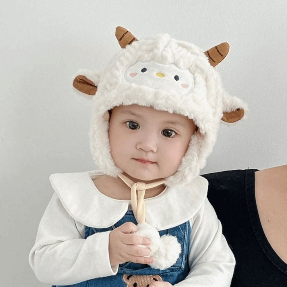 Inverno bebê proteção de orelh - Infant Beanie Hat With Ears avaliação e preço