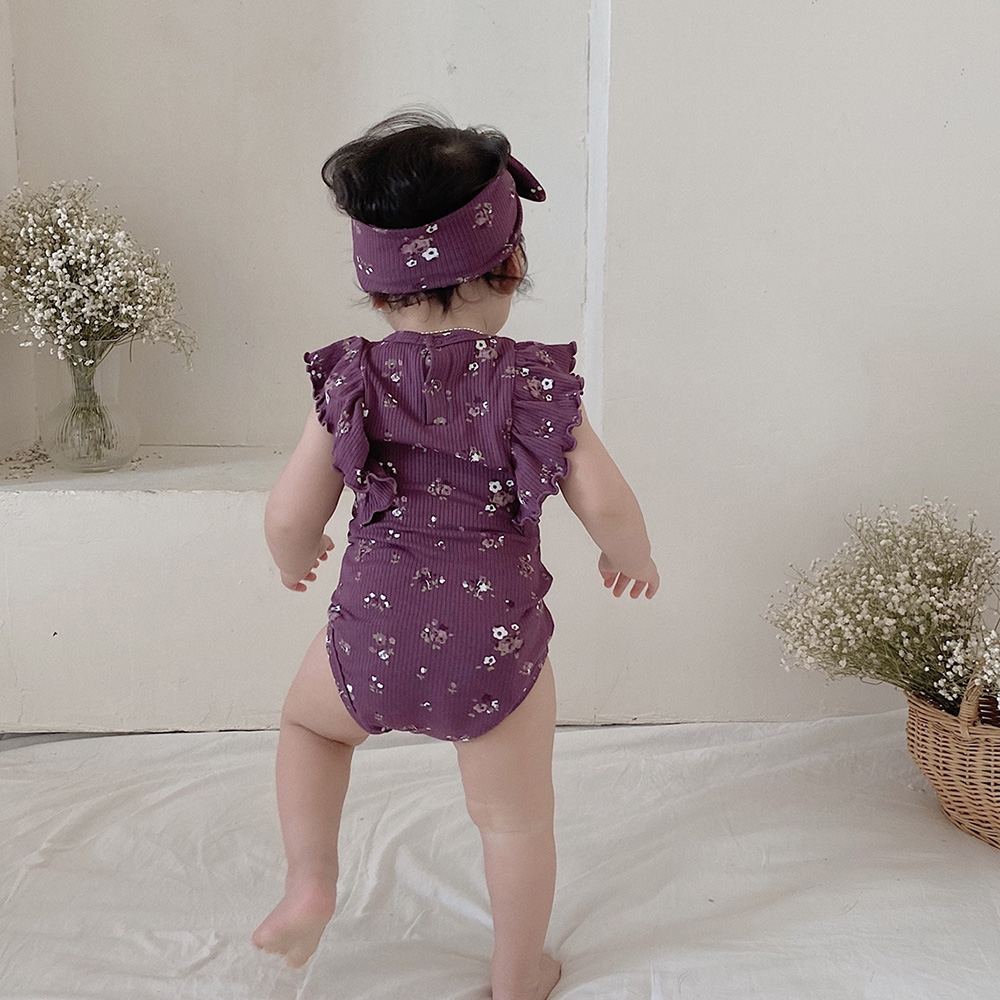 Conjunto de roupas para bebês  - Newborn Baby Girl Romper Floral avaliação e preço