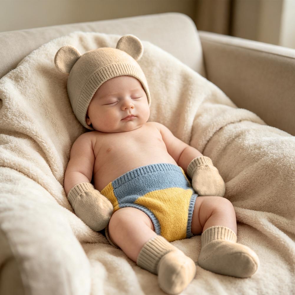 Protetores de Pés para Recém-N - Infant Beanie Hat With Ears avaliação e preço